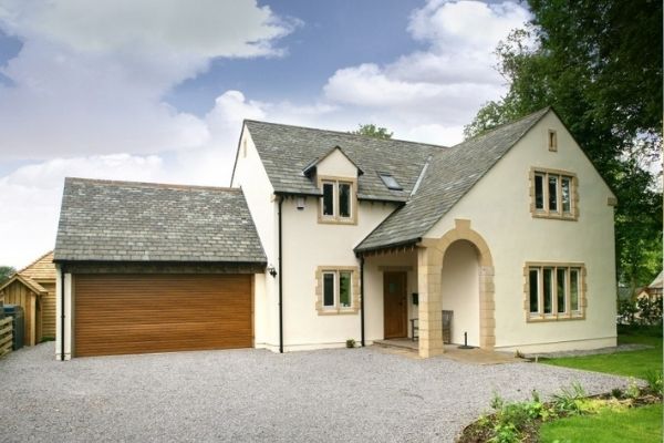 cost of electric garage doors installed on detached house
