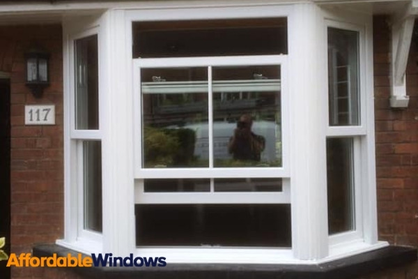 installed upvc sash window by affordable windows