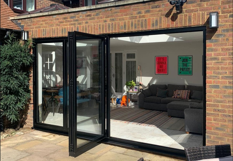 bifold doors garden