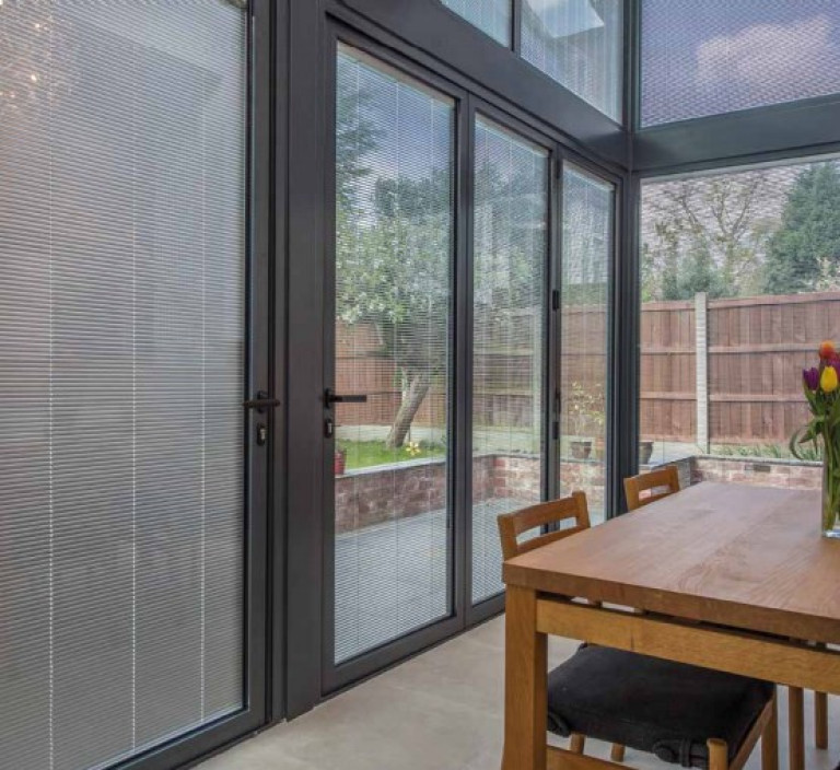 integral blinds bi fold doors